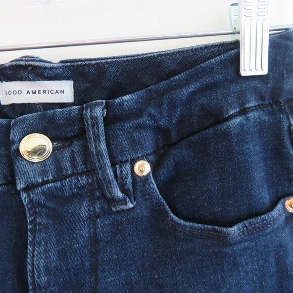 GOOD AMERICAN Good Legs High Rise Skinny Jeans in Blue224 - Size 26 Waist - Picture 4 of 15